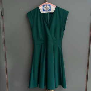 French designer vintage style swing à Line dress